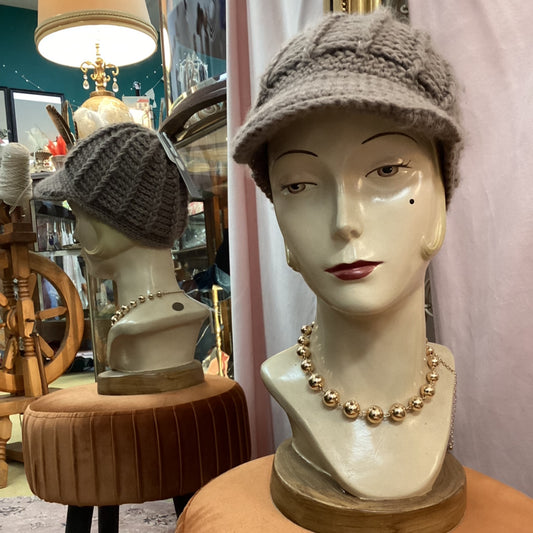 Knitted Cap Light Brown