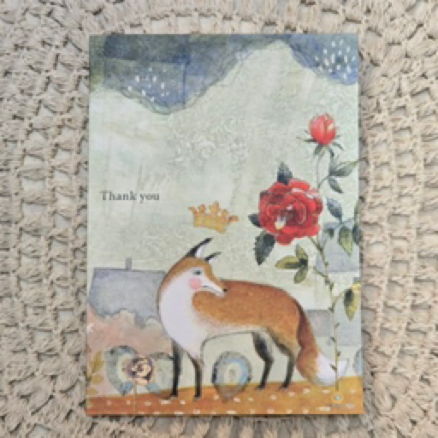 Sacredbee Card Fox Thank You