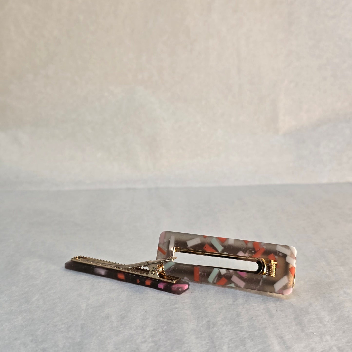 Art Collection Hair Clip - Red