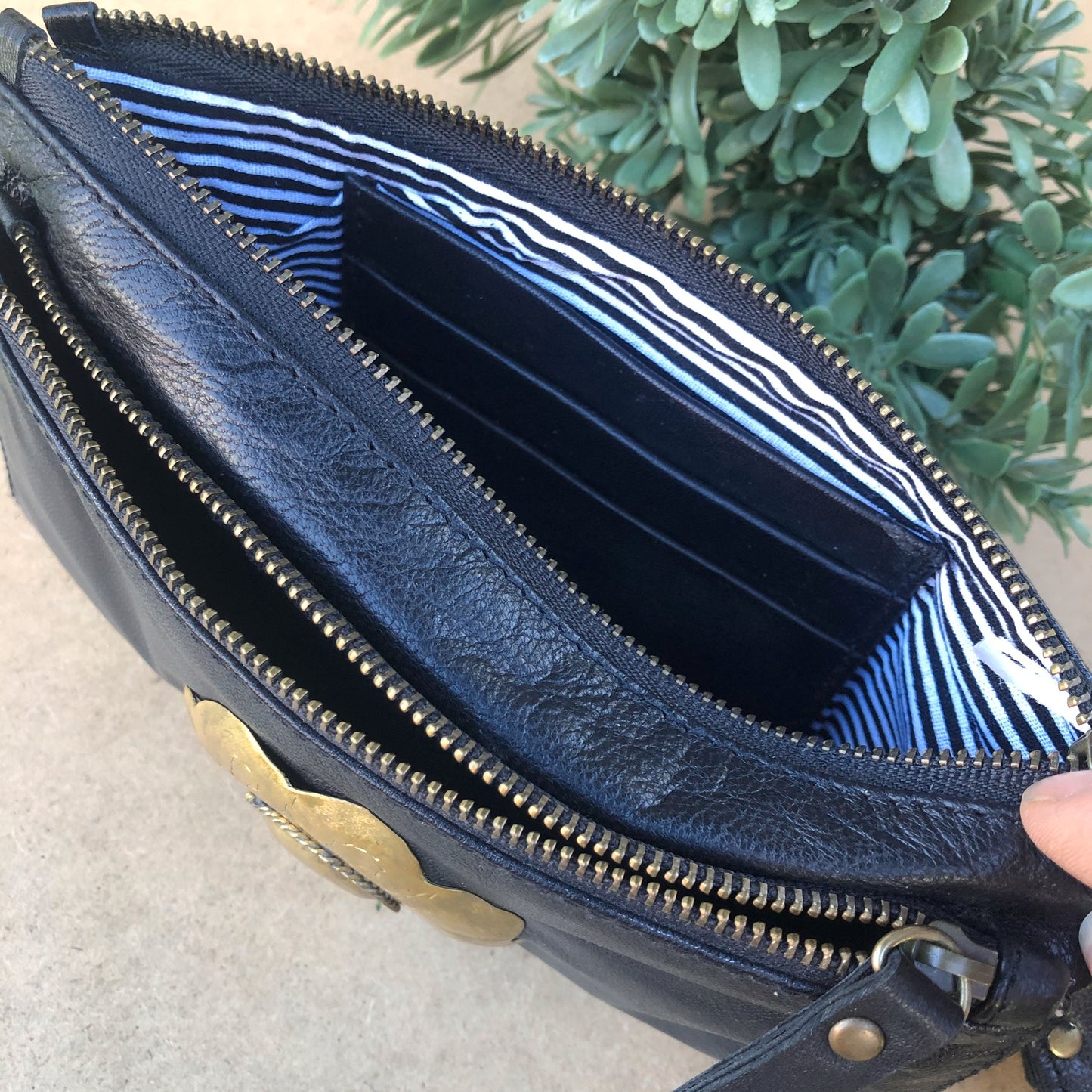 Brass Disc Wallet