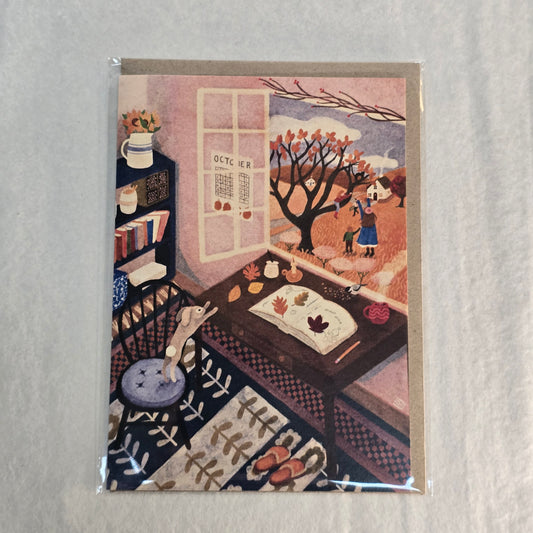 Nuovo Card - Drying Flowers