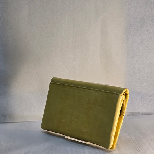 Yellow Leather Purse