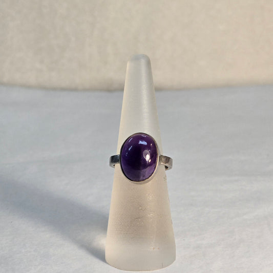 Amethyst Sterling Silver Ring