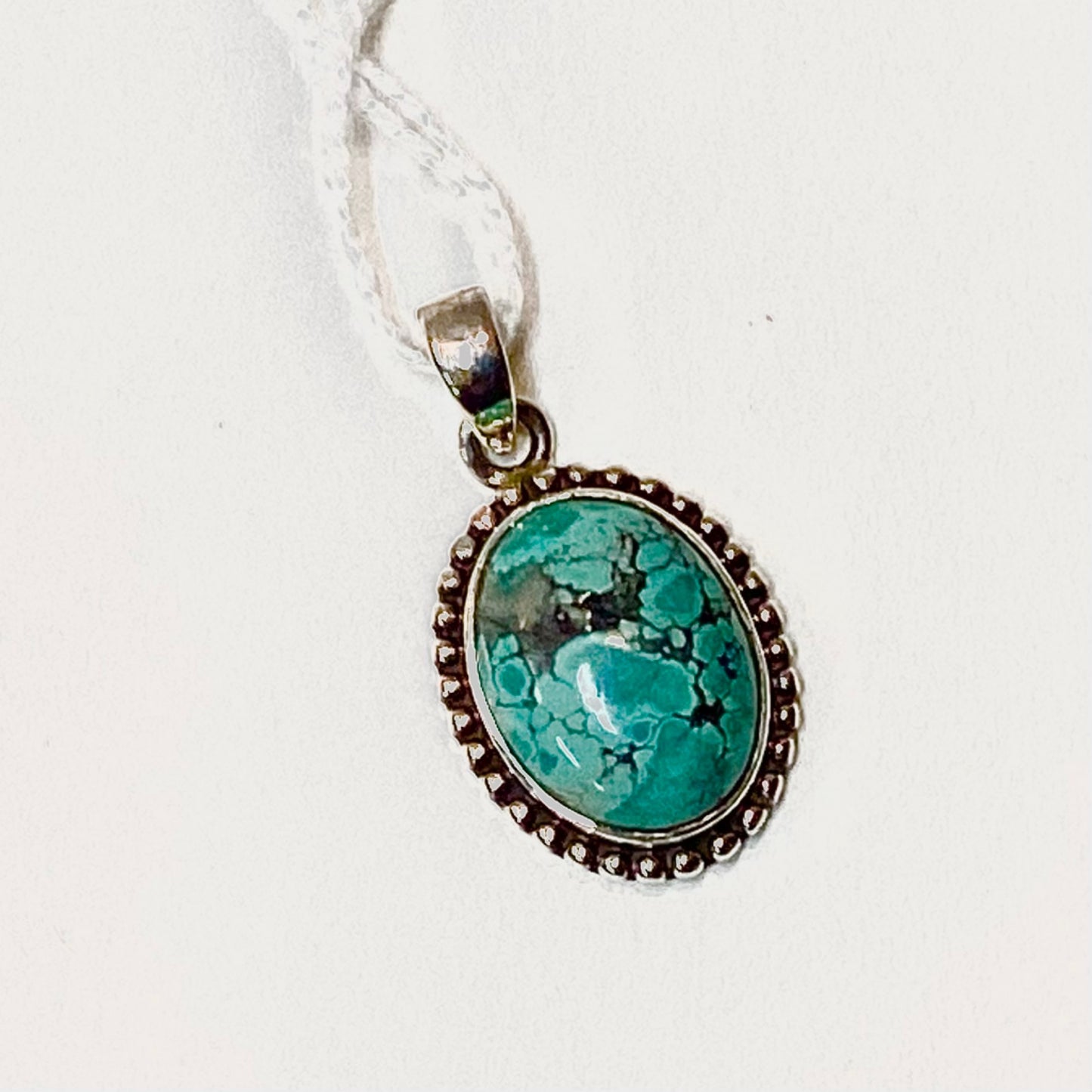 Sterling Silver and Turquoise Pendant