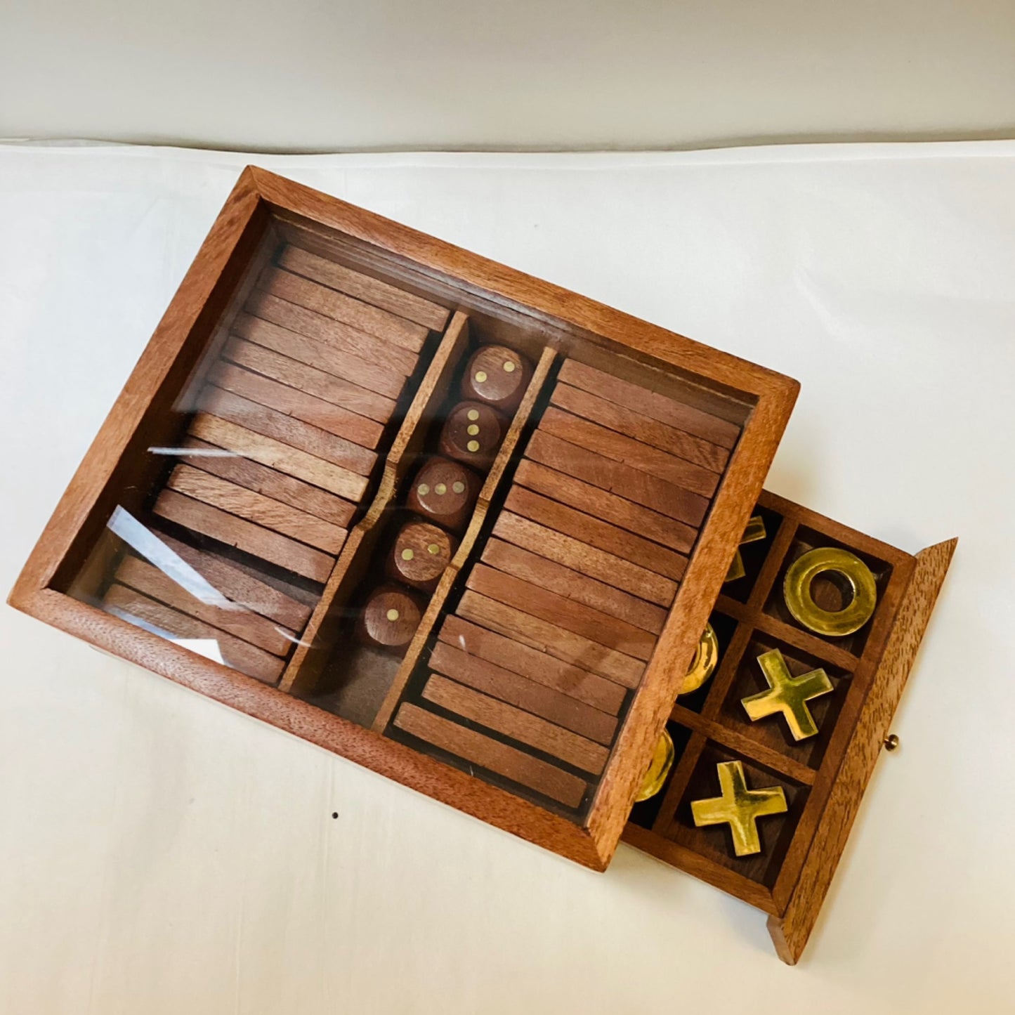 Dallas Timber Brass Domino Dice N And C