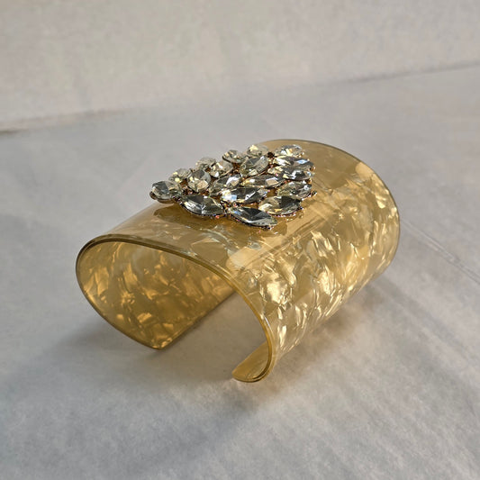 Large Golden and Sparkly Bangle