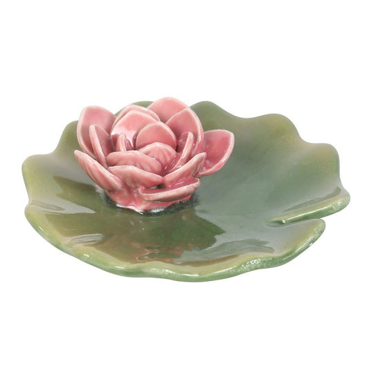 Lily Pad Trinket Dish and Incense Holder