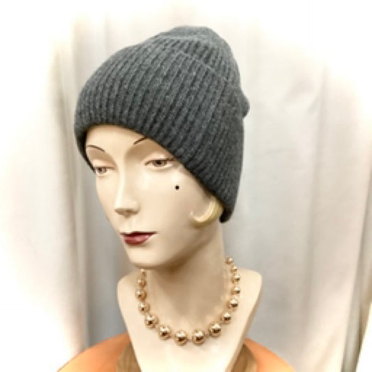 Knitted Beanie - Grey