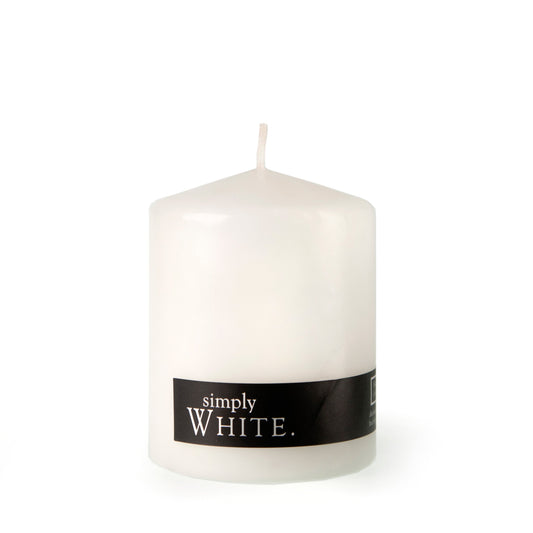 Simply Candle - Short White