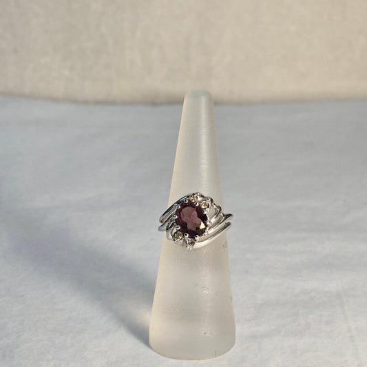 Sterling Silver and Amethyst Ring
