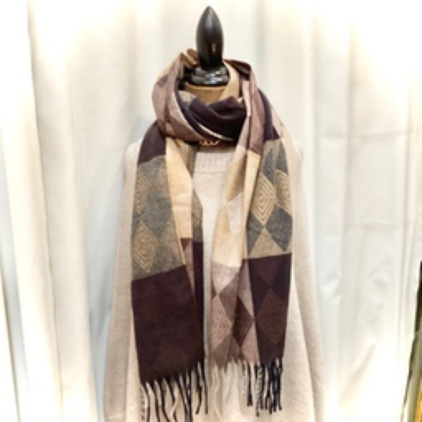 Diamond Scarf - Brown