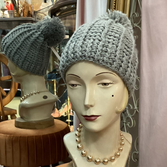 Beanie Knitted Grey
