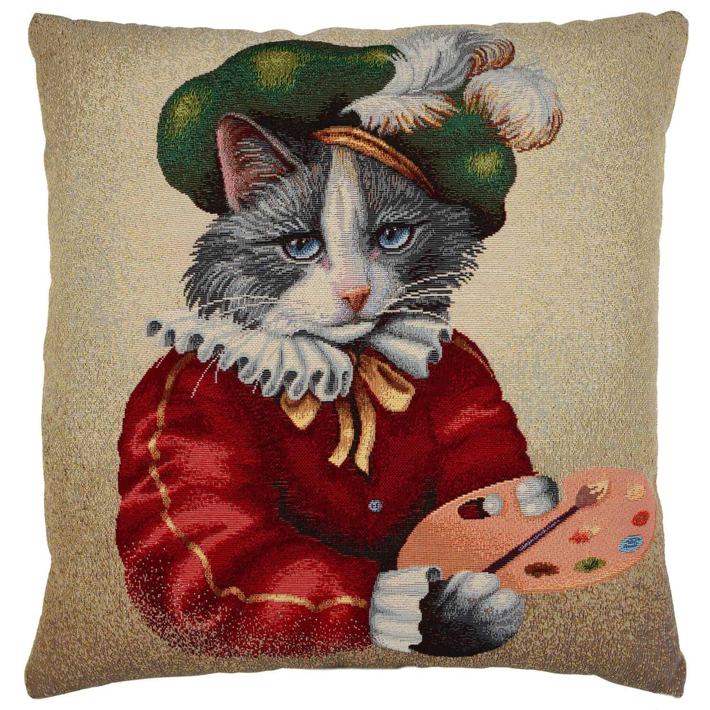 Artist Cat Pillow