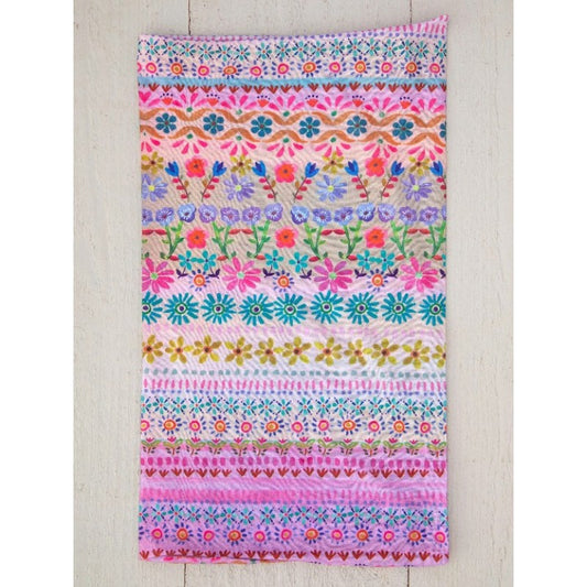 Boho Bandeau Bandana Cream Border