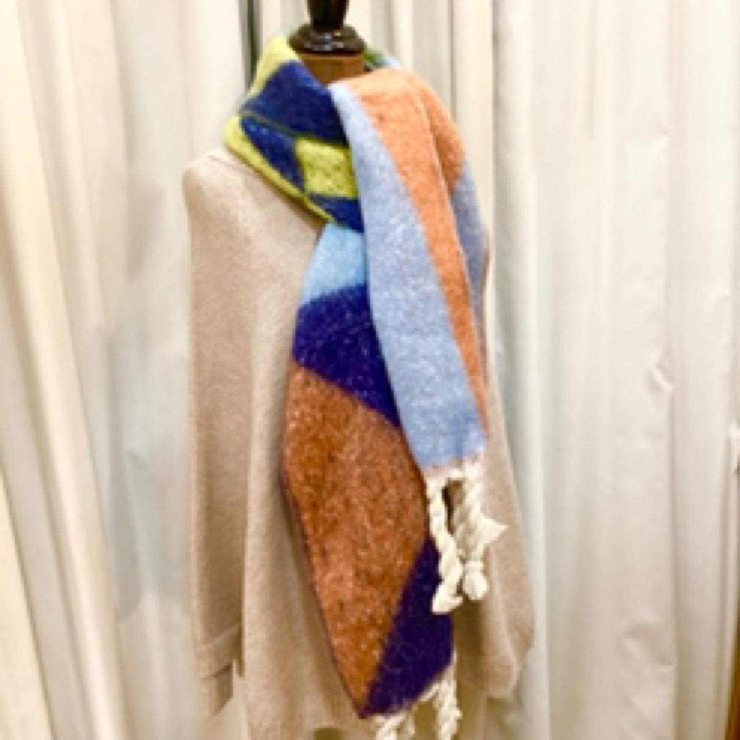 Ebony Winter Scarf - Blue