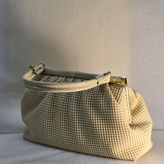 1960's Vintage Pearl Mesh Bag