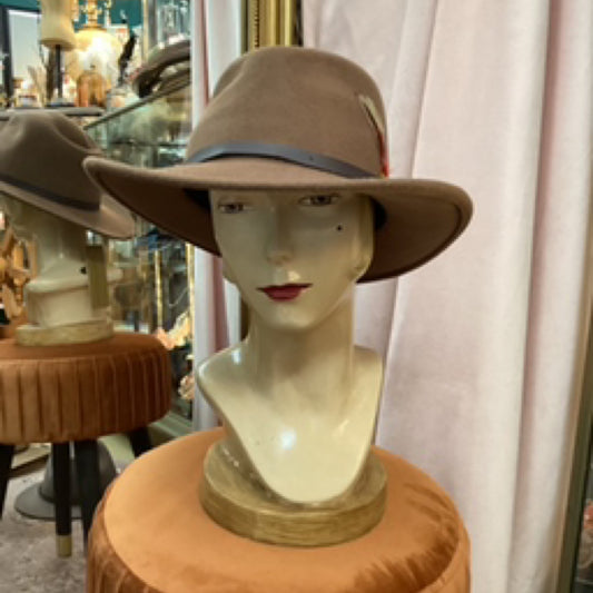 Ziggy - Crushable Water Repellent AU Wool Felt Hat - Pecan