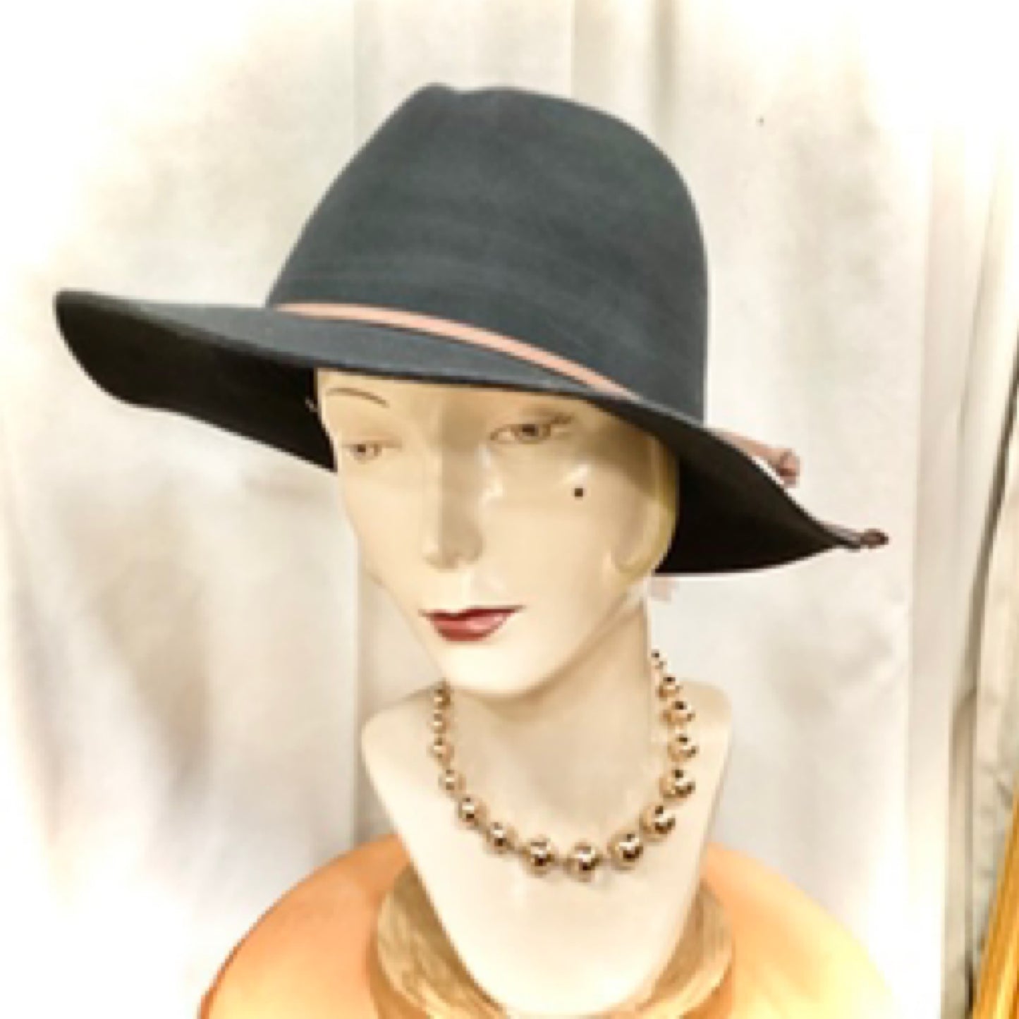 Helicon Fedora Black Wool Felt Hat