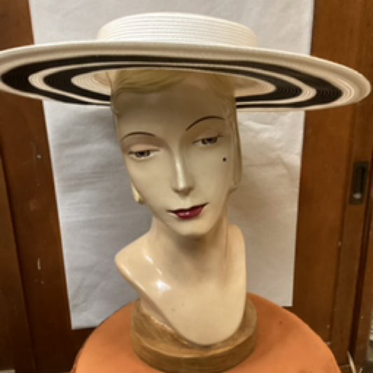 Black and White Sophisticated Hat