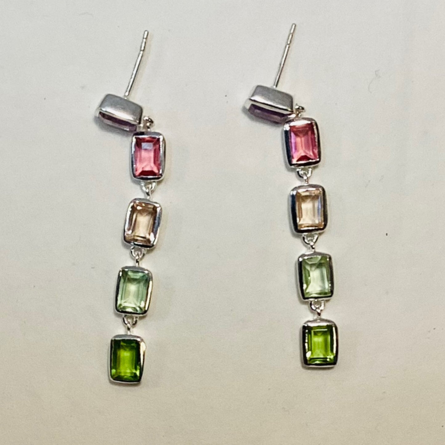 Cara Mia, Sterling Silver, Amethyst & Pink Tourmaline