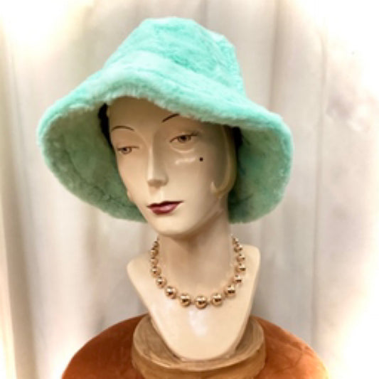 Fluffy Bucket Hat - Mint