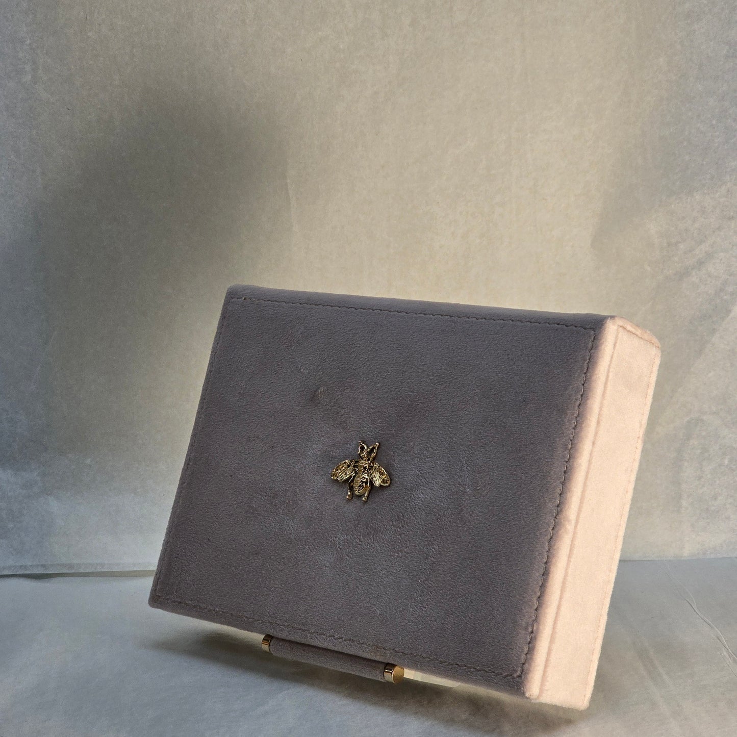 Velvet Jewellery Box with Bee