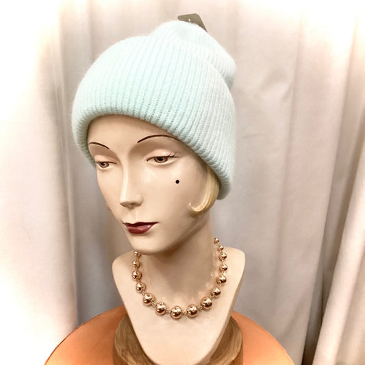 Angora Mix Beanie - Mint