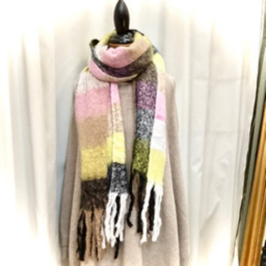 Sienna Winter Scarf - Lemon