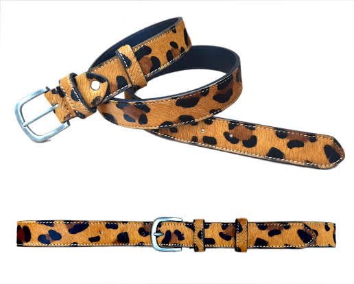 Belt - Leopard Tan