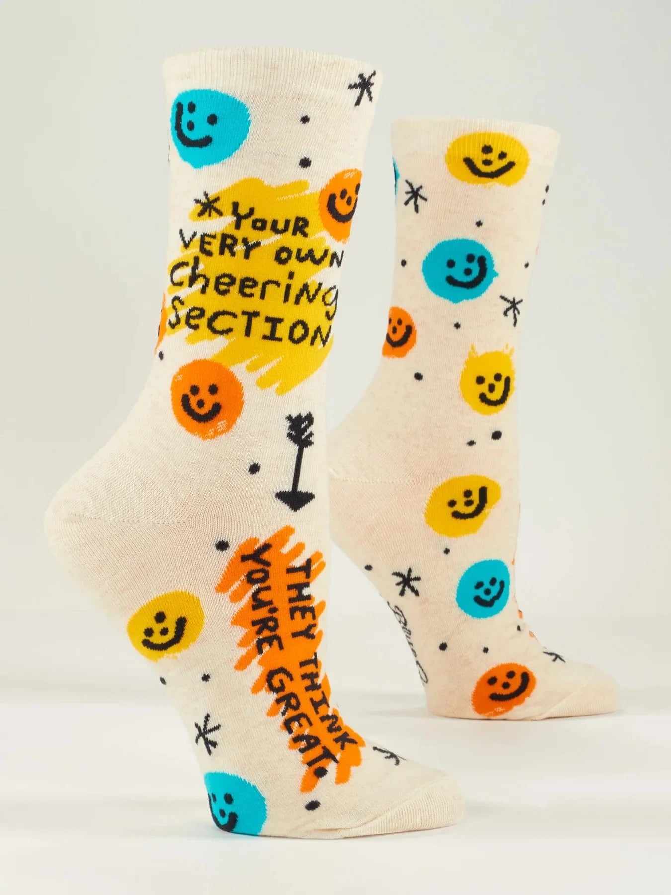 Ladies Crew Socks - Cheering Section