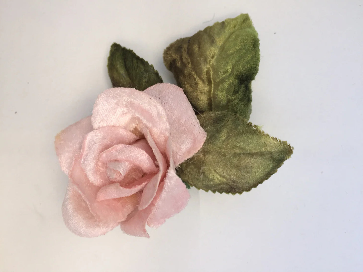 velvet rose. small velvet rose. millinery supplies.